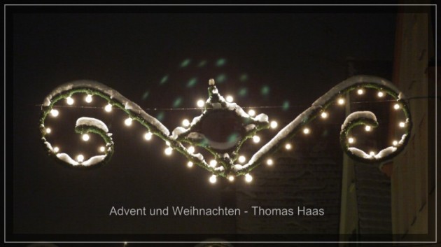 Weihnachtsbeleuchtung in Weißenhorn