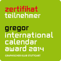 Zertifikat über die Teilnahme am international calender award 2014