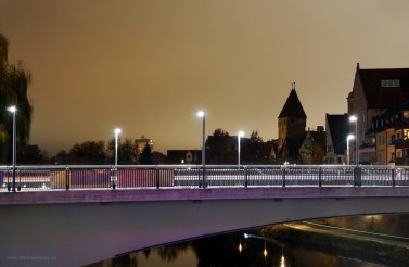 Die Herdbrücke, Neu-Ulmer Seite, November 2018