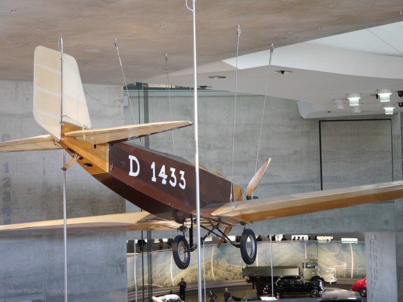 Flieger im Mercedes-Benz Museum, Dauerausstellung, 2018