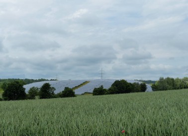 Felder und Solarpark Bellenberg,  2019
