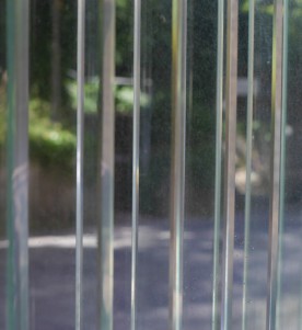 Glas an der Fassade des Kunstmuseums, Ravensburg, 2019