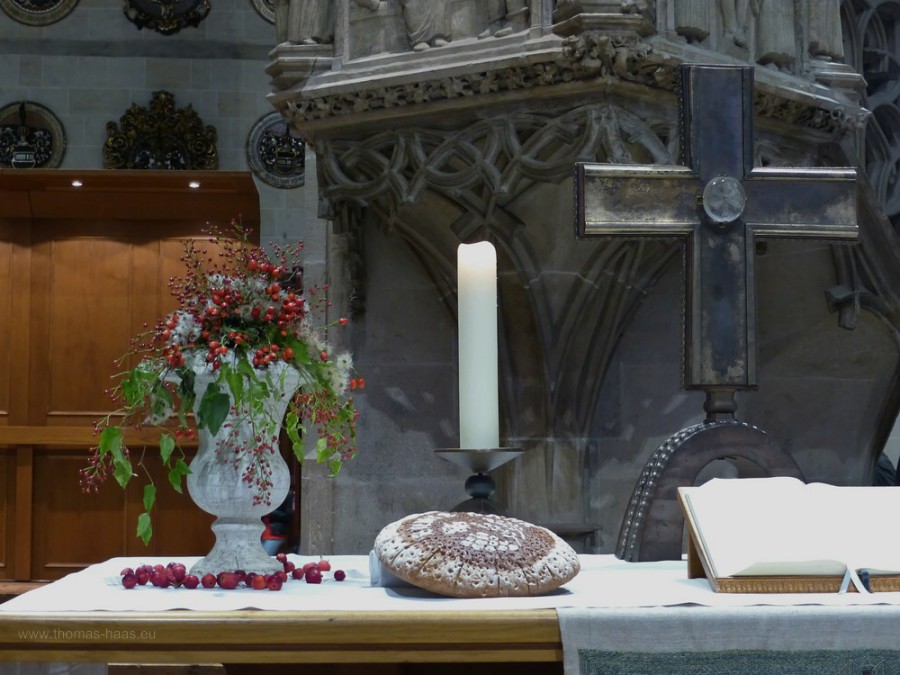 Ertedank 2019, Altar im Münster, Ulm