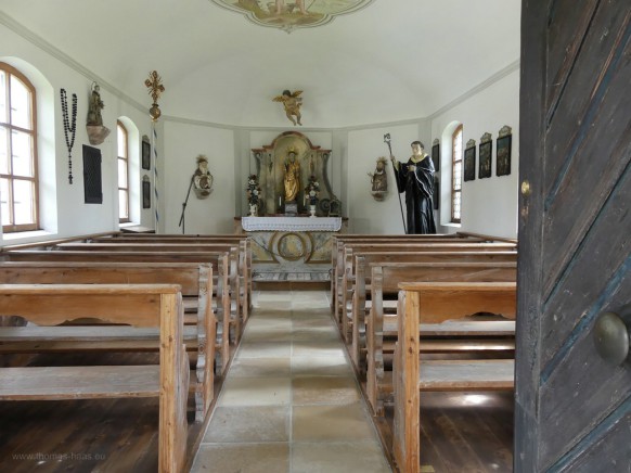 Kapelle Hettisried mit Hl. Leonhard, Bauernhofmuseum Illerbeuren, 2021
