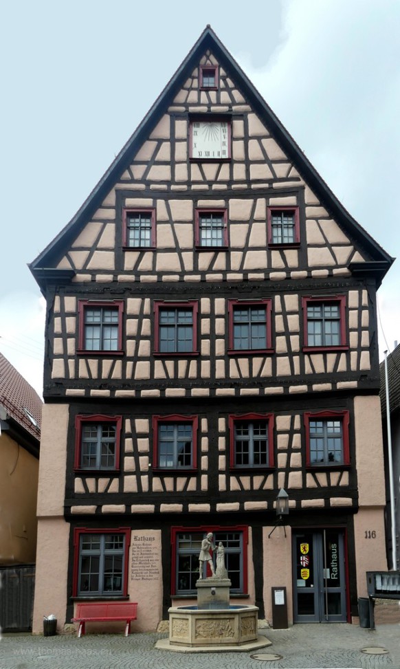 Ältestes Rathaus von Hohenzollern, hier in Veringenstadt, 2022