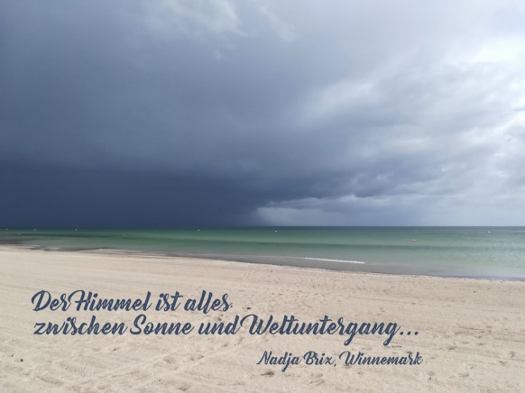 Zitat von Nadja Brix, Winnemark zu einem Bildmotiv vom Strand in Damp, 2022