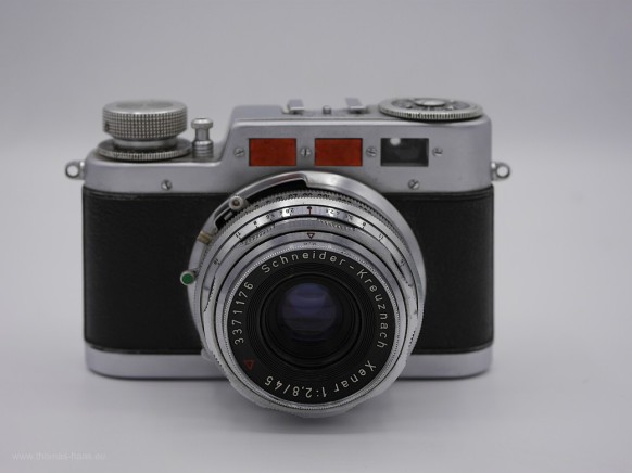 Eine Diax Ia, Systemkamera, hergestellt 1952 in Ulm