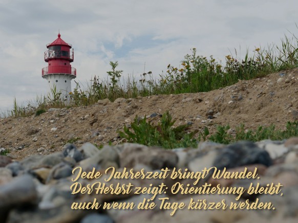 Motivationsmotiv, Oktober 2025: Orientierung mit dem Leuchtturm in Faltshöft, Ostsee