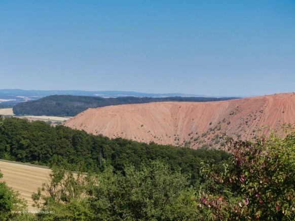 Abraumhalde am Sonnenstein, Thüringen, Kalibergbau, 2026
